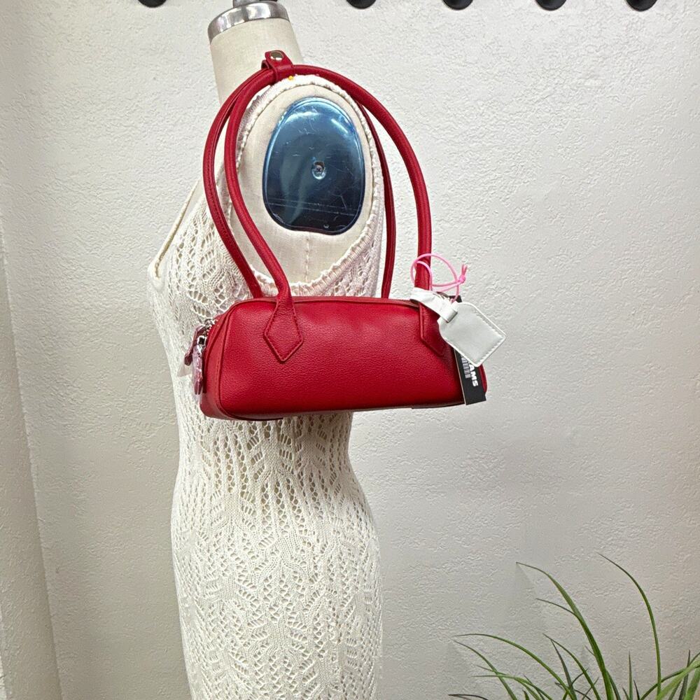 LIKE DREAMS Satchel Top Handle Small Bag red